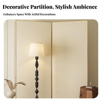 Arched Panel Screen Foldable Design Room separater Portable Minimalist design for Renters, Entryway, Bedroom