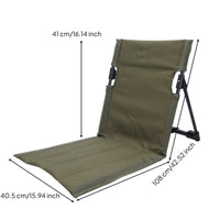 Folding Lounge Chair with Storage Bag Sturdy for Campers