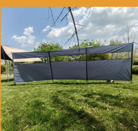 Outdoor Camping Windshield, Tent Screen, Folding Windbreak for Beach and Camping