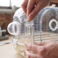 Japanese Style Hamster Cage Transparent Acrylic Villa with Handle