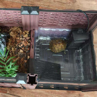 Deep Water Turtle Basin Easy to Clean Plastic Turtle Enclosure High Clarity