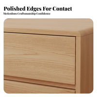 3-Drawer End Table Modern Design 3-Drawer Chest Large Capacity for Home, Hallway