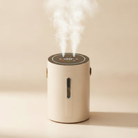 Humidifier with Two Mist Outlets Auto Shut off Top-Fill Humidifier Appliance Portable USB for Office Workers, Bedroom, Bedside