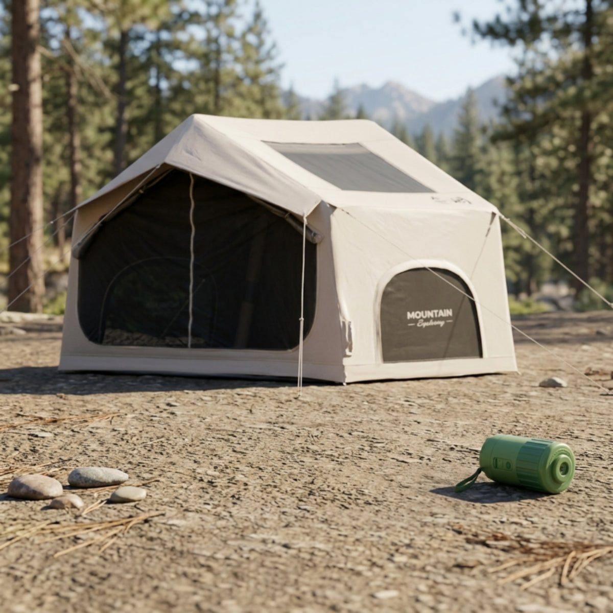 Inflatable Cabin Tent Quick Setup Inflatable Tent Camping Shelter for Park
