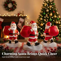 Holiday Santa Figure Statue