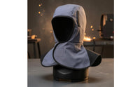 Hot-Work Hood with Shoulder Cape Fire-Retardant Safety Gear Mesh Face
