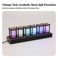 Retro-Futuristic Tube Clock