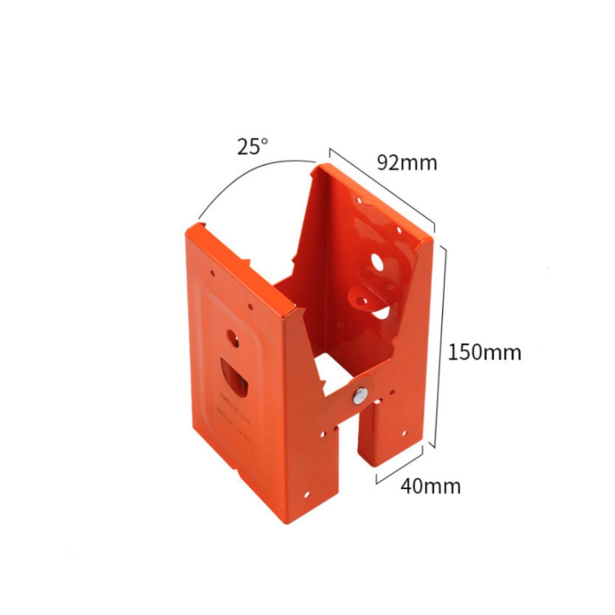 Anti-Slip Sawhorse Bracket with Pre-Drilled Holes Steel Sawhorse Bracket Easy to Assemble Connector Strong for Workshop, Jobsite