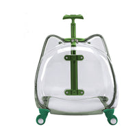 Pet Carrier with Wheels Transparent Wheeled Pet Carrier Sturdy for Visits