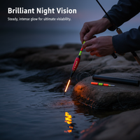 Luminous Night Fishing Float for Long-Distance Casting and Lure Fishing, High-Visibility Sliding Bobber