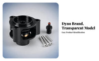 Black Turbo Blow-off Valve Base Aluminum Blow-off Valve Housing Anodized Finish Auto Part Machined