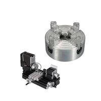 4-Jaw Separate-Jaw Chuck Includes Connecting Rod Mini Lathe Chuck Zinc Alloy Machine Tool Accessory