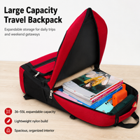 Hiking Backpack for Men Large 36-55L Waterproof Nylon Travel Camping Daypack