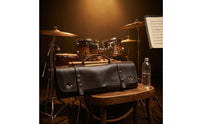 Portable Leather Drumstick Bag Wear-Resistant Drumstick Bag with Handle Secure Organizer Practical for Drummers, Gigs, Rehearsals