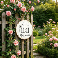 Creative Retro 11:11 Wish Dandelion Iron Art Decoration