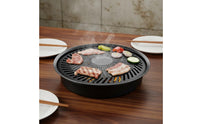 Korean BBQ Grill Pan Easy to Clean Cookware Even Heating for Outdoor