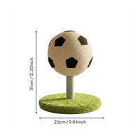 Sisal Rope Scratching Ball Furniture Protection Soccer Ball Cat Scratcher Suction Cup Base Pet Supplies for Cats, Kittens