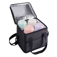New Insulated Milk Tea Carry Bag - Waterproof Oxford Cloth Large Capacity Cooler Bag