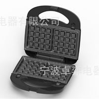 源头工厂 ZY-518款便携式华夫饼机760W三角条形盘三合一 可替换 欧规