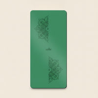 Non-Slip Fitness Mat with Alignment Lines Eco-Friendly Fitness Mat Cushioned Thick for Yogis, Fitness Enthusiasts, Pilates