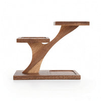 Tea Display Rack Tiered Tea Organizer Shelf Stepped for Desktop, Collectors