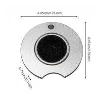 Billiard Cue Tip Shaping tool Silver Finish Cue Small-Sized Game Room Accessory