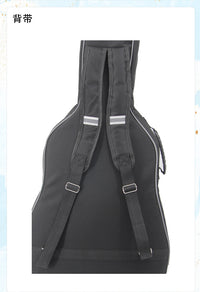 KADY K11 41-Inch Acoustic Guitar Bag, 10mm Thick Padding, Oxford Fabric, Reflective Edge, Customizable Logo