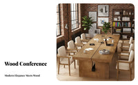 uncut edge unfinished perimeter Slab Table Modern & look and feel Office Furniture Large Surface Area Boardroom Desk for business leaders, Homeowners, Conference Room, Meeting Space