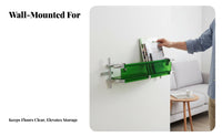 Concealed Book shelf Minimalist Design Wall Shelf Safe Rounded Edges for Renters