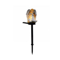 2 Pieces Solar Cherub Stake Lamp Easy to Install Cherub Garden Light Waterproof Outdoor Decor for Patio