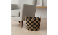 Laundry Hamper with Handles Checkerboard Laundry Basket with Handles Versatile Storage Hamper for Bedroom