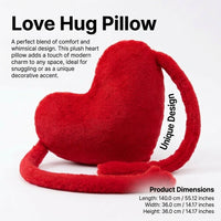 Heart Hug Pillow, Light Blue Crystal Super Soft Plush Toy