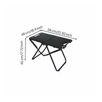 Easy Setup Modular Table Heavy Duty Folding Camp Table Stable X-Shaped Frame Non-Slip Feet for Campers, Picnickers, Camping, Picnic, Backyard