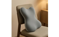 Ergonomic Bed Back Cushion Multifunction Backrest Pillow with Memory Foam Breathable Support Pillow with Cool-Silk Cover Firm for Students