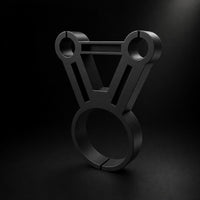 Compact Y-Shaped Plumbing Wrench Low-Clearance Split-Loop Wrench Portable Tool Handheld for Plumbers, DIYers, Tight Areas, Bathroom