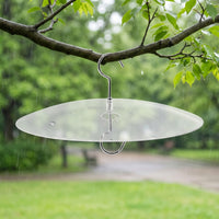 Bird Feeder Rain Guard with Hook Transparent Dome Guard Umbrella Cover for Backyard