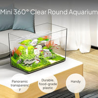 Acrylic Desktop Aquarium, Transparent Fish & Turtle Bowl