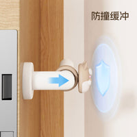 【原创】门把手硅胶防撞垫家用缓震消音防碰撞垫小猫咪防碰撞神器