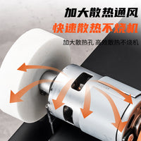 工业级小型台式家用抛光砂轮机 多功能纯铜机芯电动磨刀砂轮机