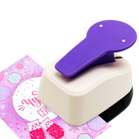 Single Hole Punch Compact Lever Crafting Tool Portable Single Hole Perforator for Teachers, Card Making, Home Crafting, Classroom