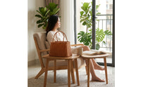 Woven Storage Basket with Handles Hand-Carry for Gift Presentation