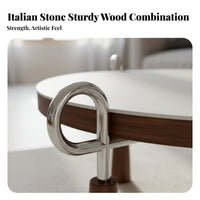 2 Pieces Nesting Circular Tables Minimalist Design Round Nesting Table Set Designer Look Child-Safe Rounded Edges