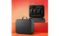 Hard Sided Case with Handle Sheltering Accessory Organizer with Zipper Compact Zipper Case for Travel, Commuting