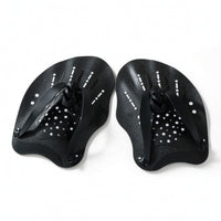 Perforated Lap Swimming Hand Paddles Contoured Swimming Paddles with Straps Lightweight Gear Comfortable for Adults, Swimmers, Pool