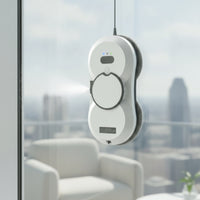 Intelligent Robot Window Cleaner with Spray Streakclear Window Cleaning Robot Compact Appliance Electric for High Glass Surfaces, Home