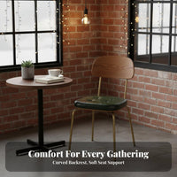 Armless Side Chair Industrial Design Crab Leg Chair High-Density Foam Cushion