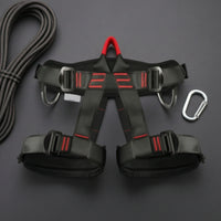 Climbing Sit Harness with Padded Waist High Strength Strong for Climbers, Climbers, Mountaineering