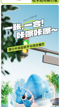 新款上链萌宠玩具车宝宝拉线恐龙车婴儿早教益智儿童礼物男孩女孩
