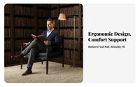 Upholstered Wood-Frame Armchair Nordic Design Theme Wooden Z-Frame Armchair Minimalist Design Easy Assembly for Readers, Bedroom