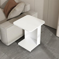 2-Tier Rolling Utility Cart With casters Side Table Modern aesthetic designSaving for Homeowners, Students, Bedroom